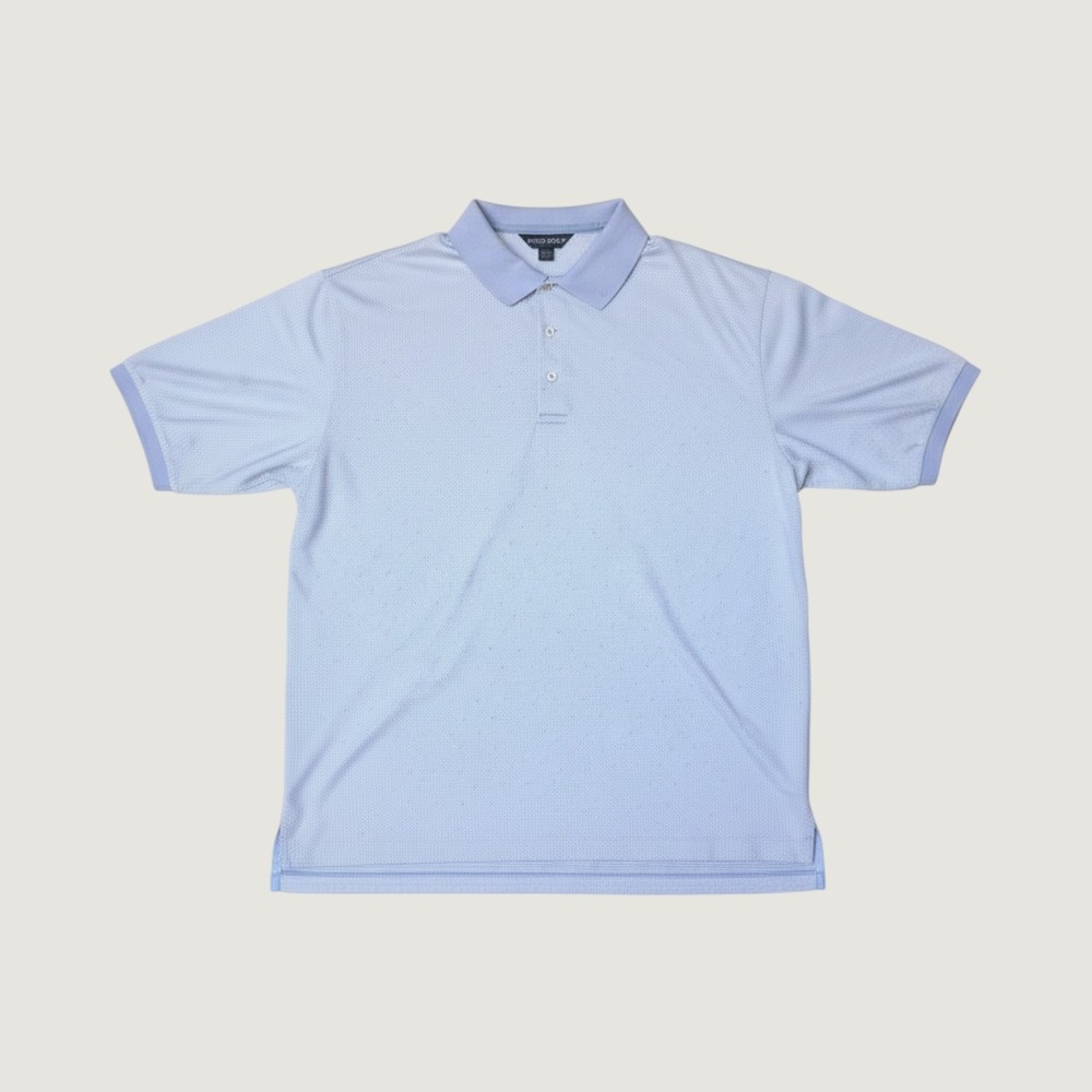 Polo Golf Ralph Lauren Mens Blue Pima Cotton Short Sleeve Knit Polo Shirt XL
